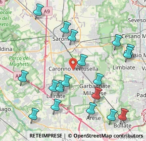 Mappa 21042 Caronno Pertusella VA, Italia (4.69944)