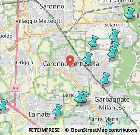 Mappa 21042 Caronno Pertusella VA, Italia (2.78538)