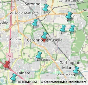 Mappa 21042 Caronno Pertusella VA, Italia (2.58)