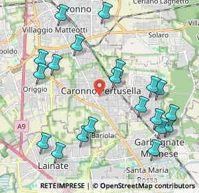 Mappa 21042 Caronno Pertusella VA, Italia (2.341)