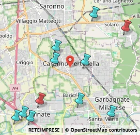 Mappa 21042 Caronno Pertusella VA, Italia (2.86)