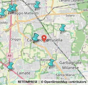 Mappa 21042 Caronno Pertusella VA, Italia (3.04636)