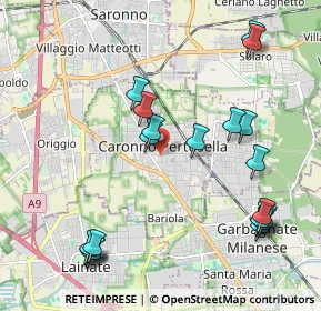 Mappa 21042 Caronno Pertusella VA, Italia (2.3585)