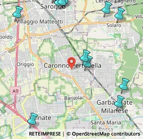 Mappa 21042 Caronno Pertusella VA, Italia (3.29556)