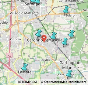 Mappa 21042 Caronno Pertusella VA, Italia (2.95857)