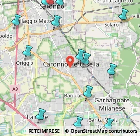 Mappa 21042 Caronno Pertusella VA, Italia (2.79857)