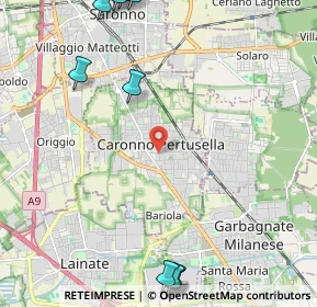 Mappa 21042 Caronno Pertusella VA, Italia (3.30583)