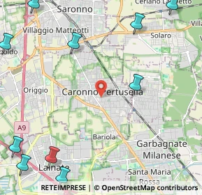 Mappa 21042 Caronno Pertusella VA, Italia (3.45182)
