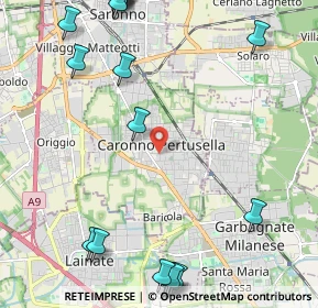 Mappa 21042 Caronno Pertusella VA, Italia (3.1945)