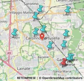 Mappa 21042 Caronno Pertusella VA, Italia (2.26846)