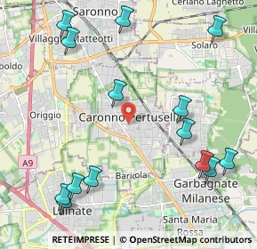 Mappa 21042 Caronno Pertusella VA, Italia (2.65429)