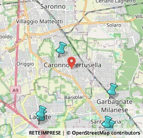 Mappa 21042 Caronno Pertusella VA, Italia (3.57583)
