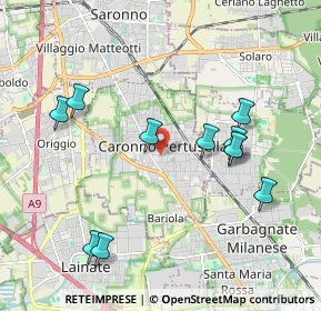 Mappa 21042 Caronno Pertusella VA, Italia (2.02364)