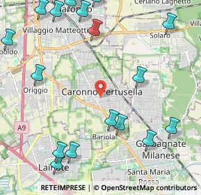Mappa 21042 Caronno Pertusella VA, Italia (2.92556)