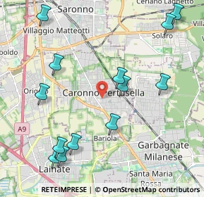 Mappa 21042 Caronno Pertusella VA, Italia (2.45923)