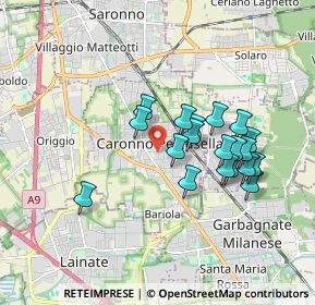 Mappa 21042 Caronno Pertusella VA, Italia (1.54526)