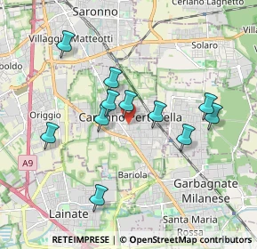 Mappa 21042 Caronno Pertusella VA, Italia (1.68)