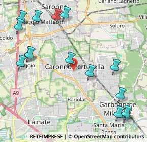 Mappa 21042 Caronno Pertusella VA, Italia (2.72067)