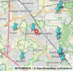 Mappa 21042 Caronno Pertusella VA, Italia (2.84273)