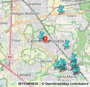 Mappa 21042 Caronno Pertusella VA, Italia (2.66583)