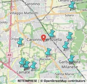 Mappa 21042 Caronno Pertusella VA, Italia (2.47364)