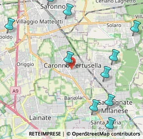 Mappa 21042 Caronno Pertusella VA, Italia (2.94818)