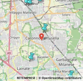 Mappa 21042 Caronno Pertusella VA, Italia (3.53083)