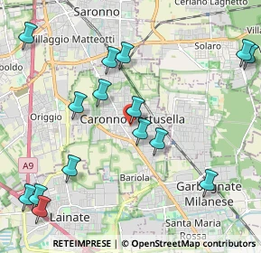 Mappa 21042 Caronno Pertusella VA, Italia (2.45267)