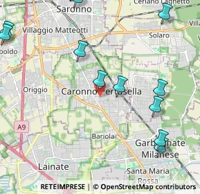 Mappa 21042 Caronno Pertusella VA, Italia (2.81308)