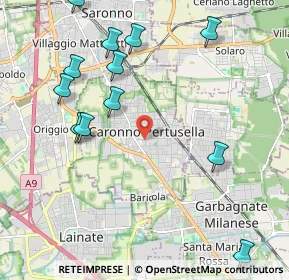 Mappa 21042 Caronno Pertusella VA, Italia (2.44)