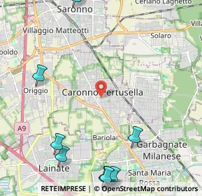 Mappa 21042 Caronno Pertusella VA, Italia (3.23167)