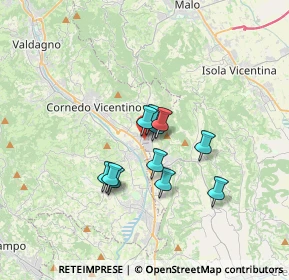 Mappa Via Sobradinho, 36073 Cornedo Vicentino VI, Italia (2.38)