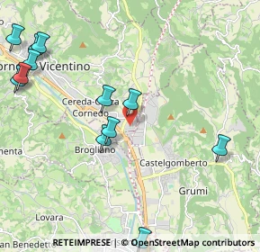 Mappa Via Sobradinho, 36073 Cornedo Vicentino VI, Italia (2.62)