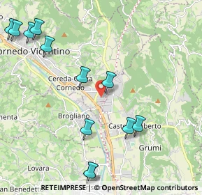 Mappa Via Sobradinho, 36073 Cornedo Vicentino VI, Italia (2.60583)