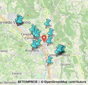 Mappa Via Sobradinho, 36073 Cornedo Vicentino VI, Italia (1.5615)