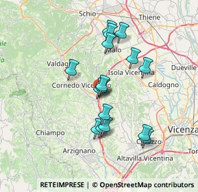 Mappa Via Sobradinho, 36073 Cornedo Vicentino VI, Italia (6.09938)