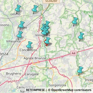 Mappa Via Roma, 20875 Burago di Molgora MB, Italia (4.22067)