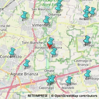 Mappa Via Roma, 20875 Burago di Molgora MB, Italia (3.05882)