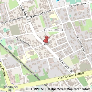 Mappa Via Arrigo Boito, 46, 20900 Monza, Monza e Brianza (Lombardia)