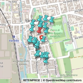Mappa Via Luigi Galvani, 20814 Varedo MB, Italia (0.16)