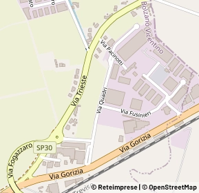 Mappa Via quadri, 36050 Bolzano Vicentino VI, Italia (0.19615)