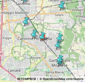 Mappa Vicolo Pietro Micca, 21042 Caronno Pertusella VA, Italia (2.43182)