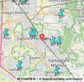 Mappa Vicolo Pietro Micca, 21042 Caronno Pertusella VA, Italia (2.89154)