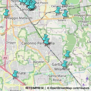 Mappa Vicolo Pietro Micca, 21042 Caronno Pertusella VA, Italia (3.3)