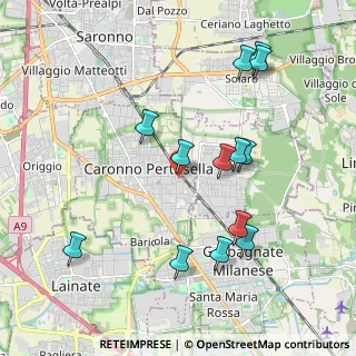 Mappa Vicolo Pietro Micca, 21042 Caronno Pertusella VA, Italia (2.05)