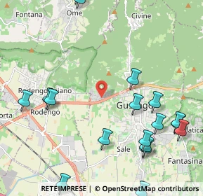 Mappa Via Ronco, 25064 Gussago BS, Italia (2.948)