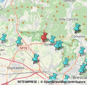 Mappa Via Ronco, 25064 Gussago BS, Italia (5.9015)