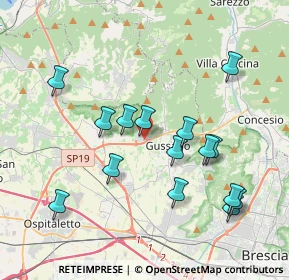 Mappa Via Ronco, 25064 Gussago BS, Italia (3.872)