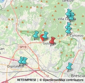 Mappa Via Ronco, 25064 Gussago BS, Italia (4.54727)