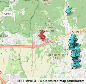 Mappa Via Ronco, 25064 Gussago BS, Italia (1.434)